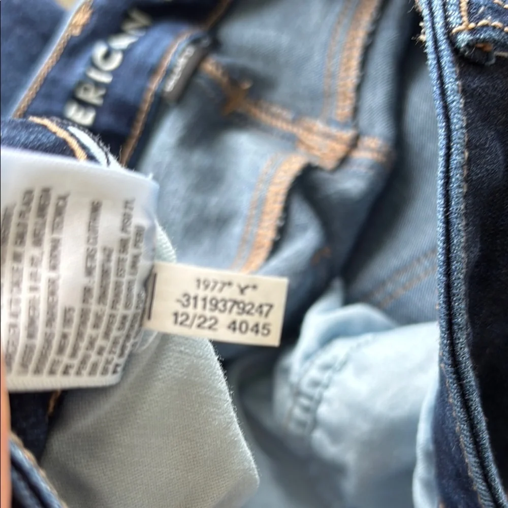 Women's Dark Blue Dream Stretch 12 X-Short Jeans - Picture 5 of 6